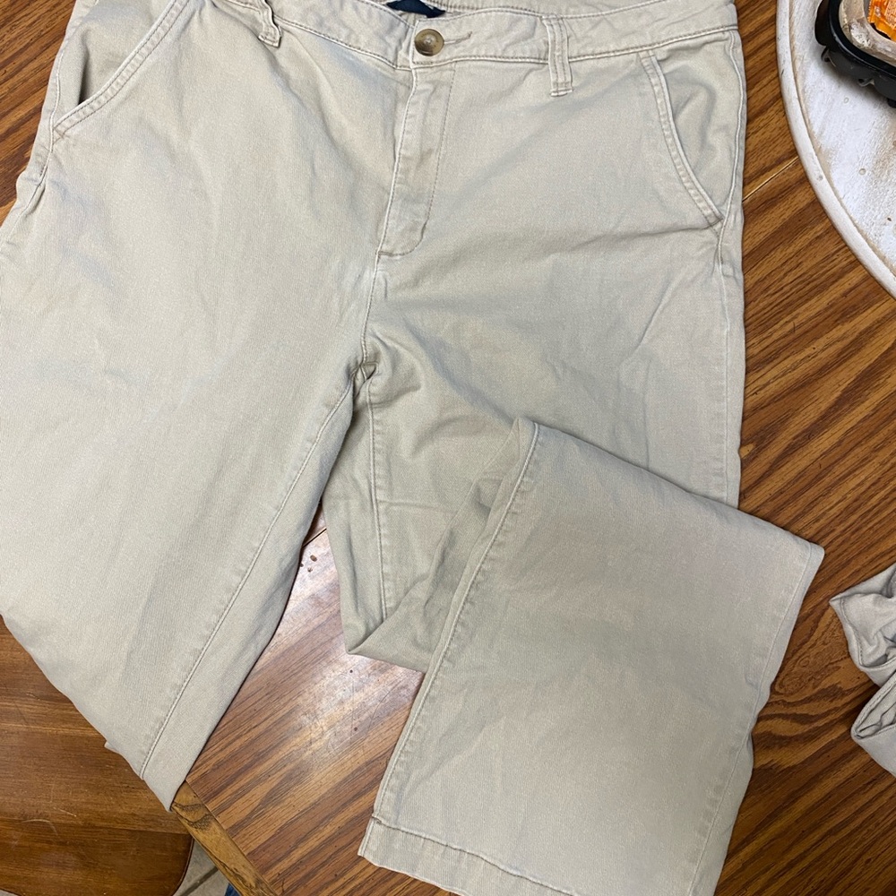 Khaki uniform pants 3 pair